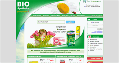 Desktop Screenshot of bioapotheke.de